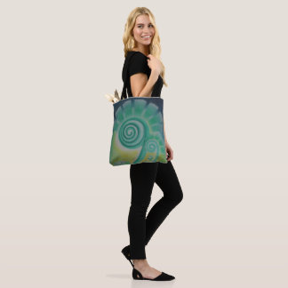 Fiddle Fern Energie Pastel Kunst Schouder Tote Tas