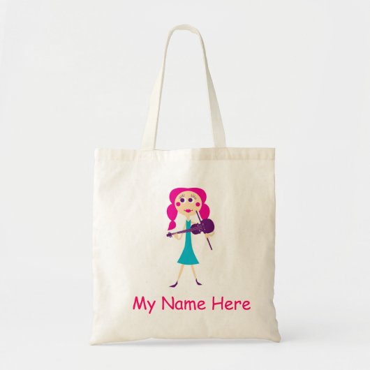 Fiddle Gal Canvas tas (Voorkant)