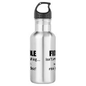 Fiddle is niet alles waterfles  (Voorkant)