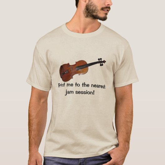 Fiddle Jam Session T-Shirt (Voorkant)