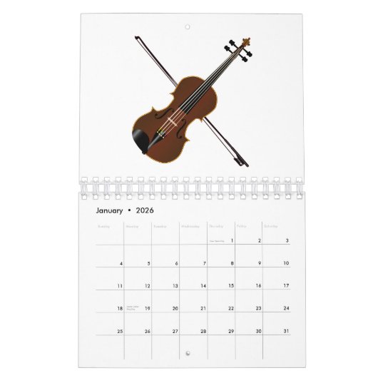 Fiddle Kalender (Jan 2026)