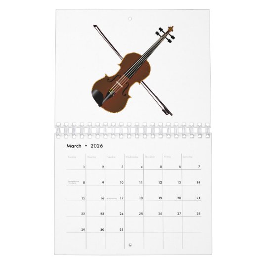 Fiddle Kalender (Mar 2026)