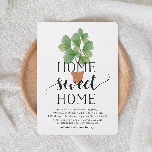 Fiddle Leaf Fig | Uitnodiging voor de opwarming va