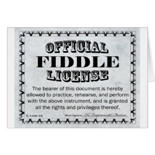 Fiddle-licentie