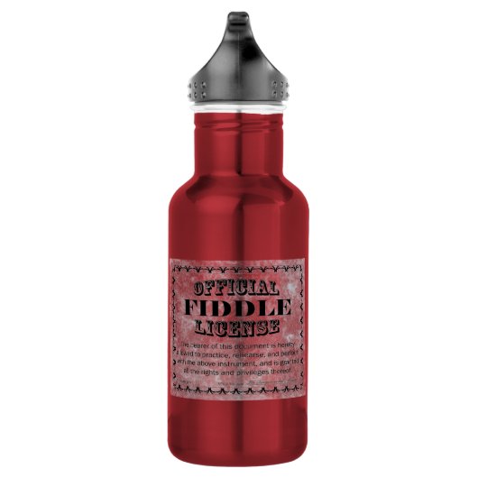 Fiddle-licentie Waterfles (Rechts)