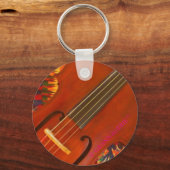 Fiddle: Metal Sleutelhanger van GRANNAGERIE™ (Achterkant)