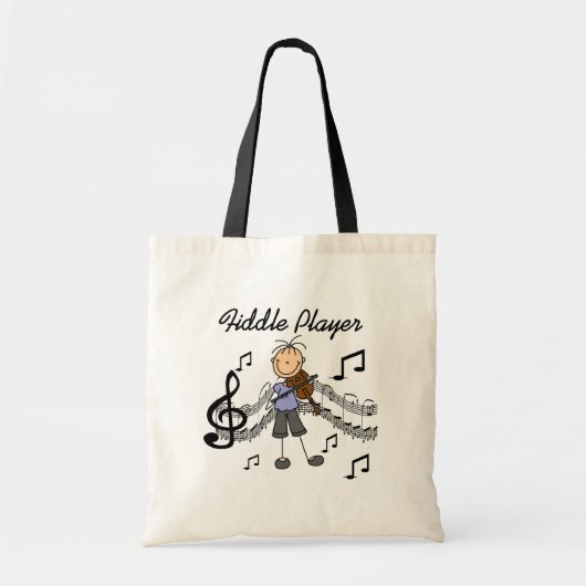 Fiddle Player Bag Tote Bag (Voorkant)