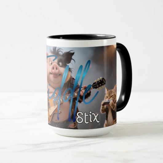 Fiddle Stix Mok (Voorkant rechts)