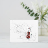 Fiddle Symphony Briefkaart (Staand voorkant)