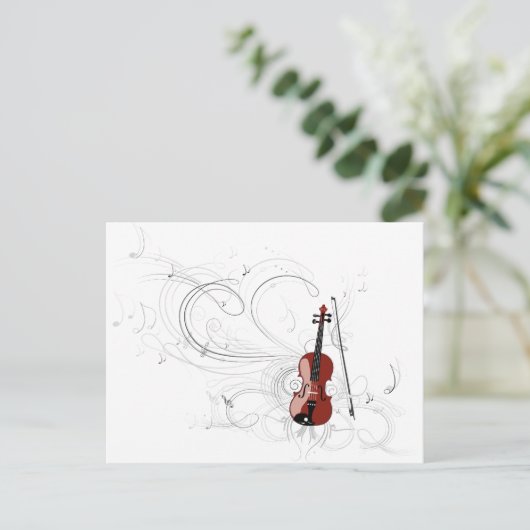 Fiddle Symphony Briefkaart (Staand voorkant)