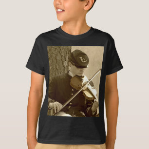 Fiddle van de Burgeroorlog Speler T-shirt