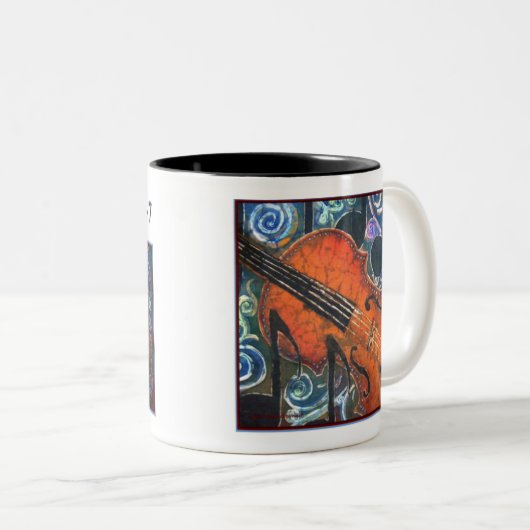 Fiddle Violin Mok (Voorkant rechts)