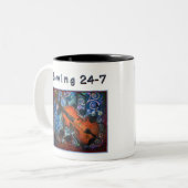 Fiddle Violin Mok (Voorkant links)