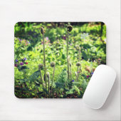 Fiddlehead Ferns and Flowers Muismat (Met muis)