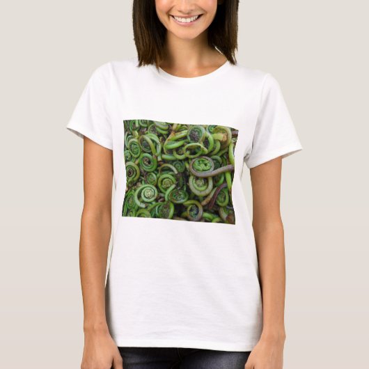 Fiddlehead Ferns T-shirt (Voorkant)
