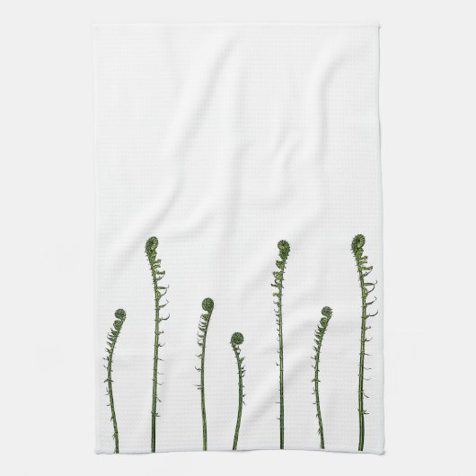 Fiddlehead Ferns Theedoek (Verticaal)