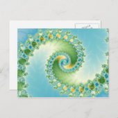 Fiddlehead - Fractal art Briefkaart (Voorkant / Achterkant)