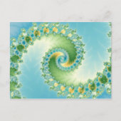 Fiddlehead - Fractal art Briefkaart (Voorkant)