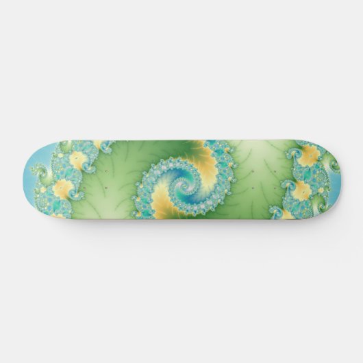 Fiddlehead - Fractal art Skateboard (Horizontaal)