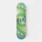 Fiddlehead - Fractal art Skateboard (Voorkant)