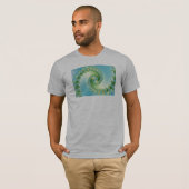 Fiddlehead - Fractal art T-shirt (Voorkant volledig)