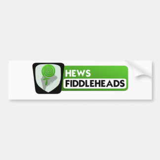 Fiddlehead Logo Groter Bumpersticker