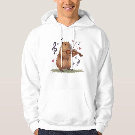 fiddler capybara hoodie (Voorkant)