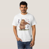 fiddler capybara t-shirt (Voorkant volledig)