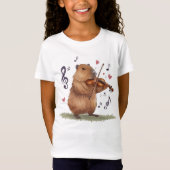 fiddler capybara t-shirt (Voorkant)