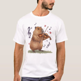 fiddler capybara t-shirt