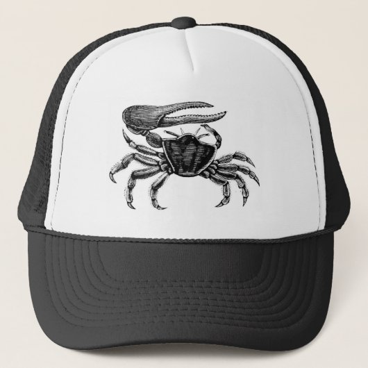 Fiddler Crab Drawing Trucker Pet (Voorkant)