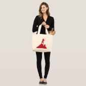 Fiddler grote tote bag (Voorkant (model))