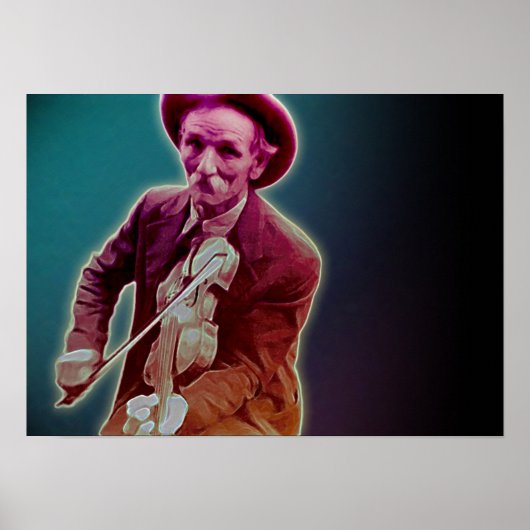 Fiddler in het donker poster (Voorkant)