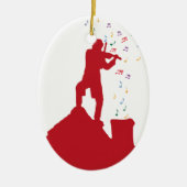 Fiddler  keramisch ornament (Voorkant)