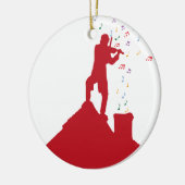 Fiddler  keramisch ornament (Links)