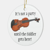 FIDDLER-kerstversiering Keramisch Ornament (Links)