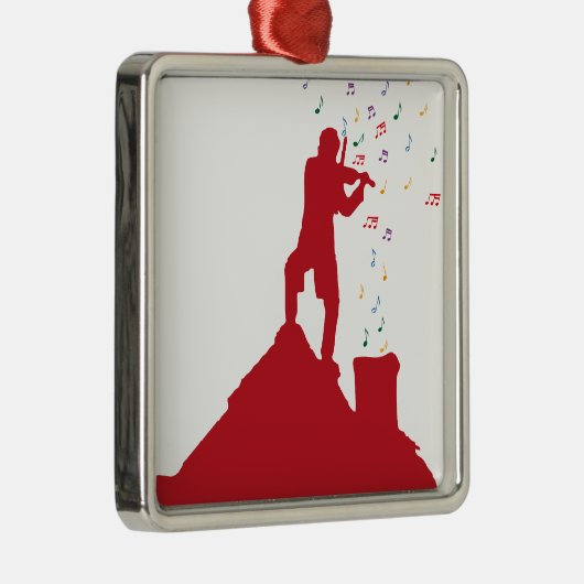 Fiddler  metalen ornament (Rechts)