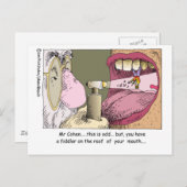 Fiddler on Roof Funny Dentistry Gifts and T - shir Briefkaart (Voorkant / Achterkant)