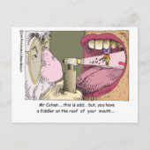 Fiddler on Roof Funny Dentistry Gifts and T - shir Briefkaart (Voorkant)