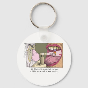 Fiddler Op Dak Grappige Tandarts Cadeaus & T-shirt Sleutelhanger