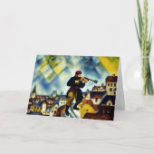 Fiddler op de weg kaart (Voorkant)