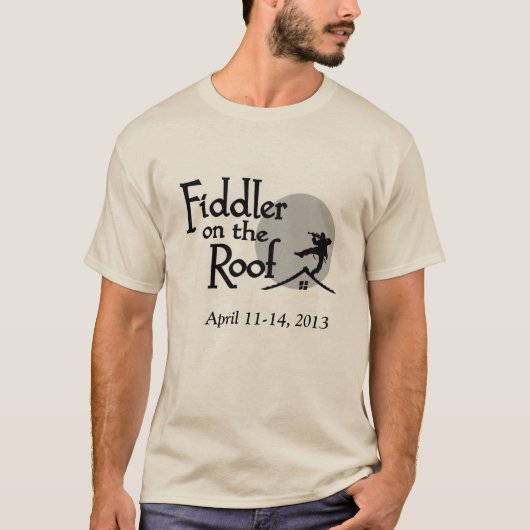 Fiddler op het T-shirt voor de kamer (Voorkant)