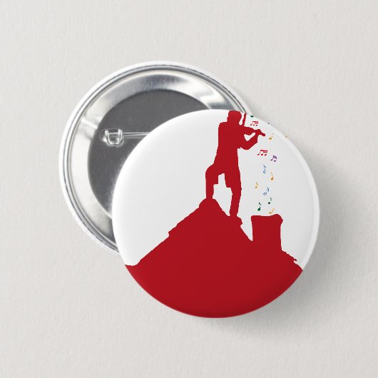 Fiddler  ronde button 5,7 cm (Voorkant /achterkant)