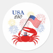 Fiddler's Fourth Stickers (select a size) (Voorkant)