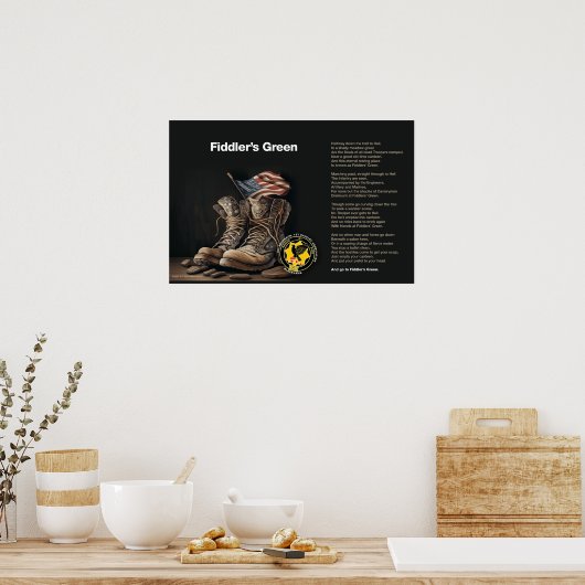 Fiddler's Green Wall Poster (Keuken)