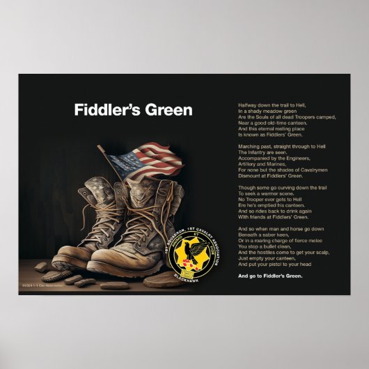 Fiddler's Green Wall Poster (Voorkant)