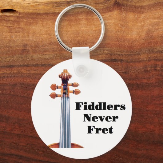 Fiddlers krijgen nooit een sleutelrol sleutelhanger (Voorkant)