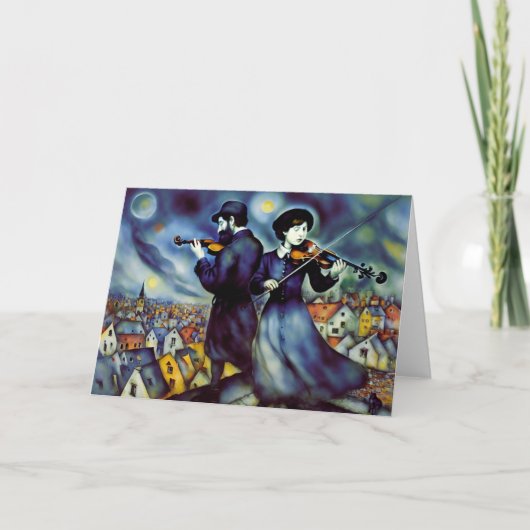 Fiddlers op het dak kaart (Voorkant)