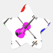 Fiddles Ster Sticker (Voorkant)