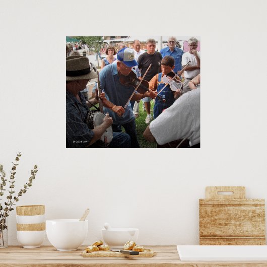 Fiddlin in Park Poster (Keuken)